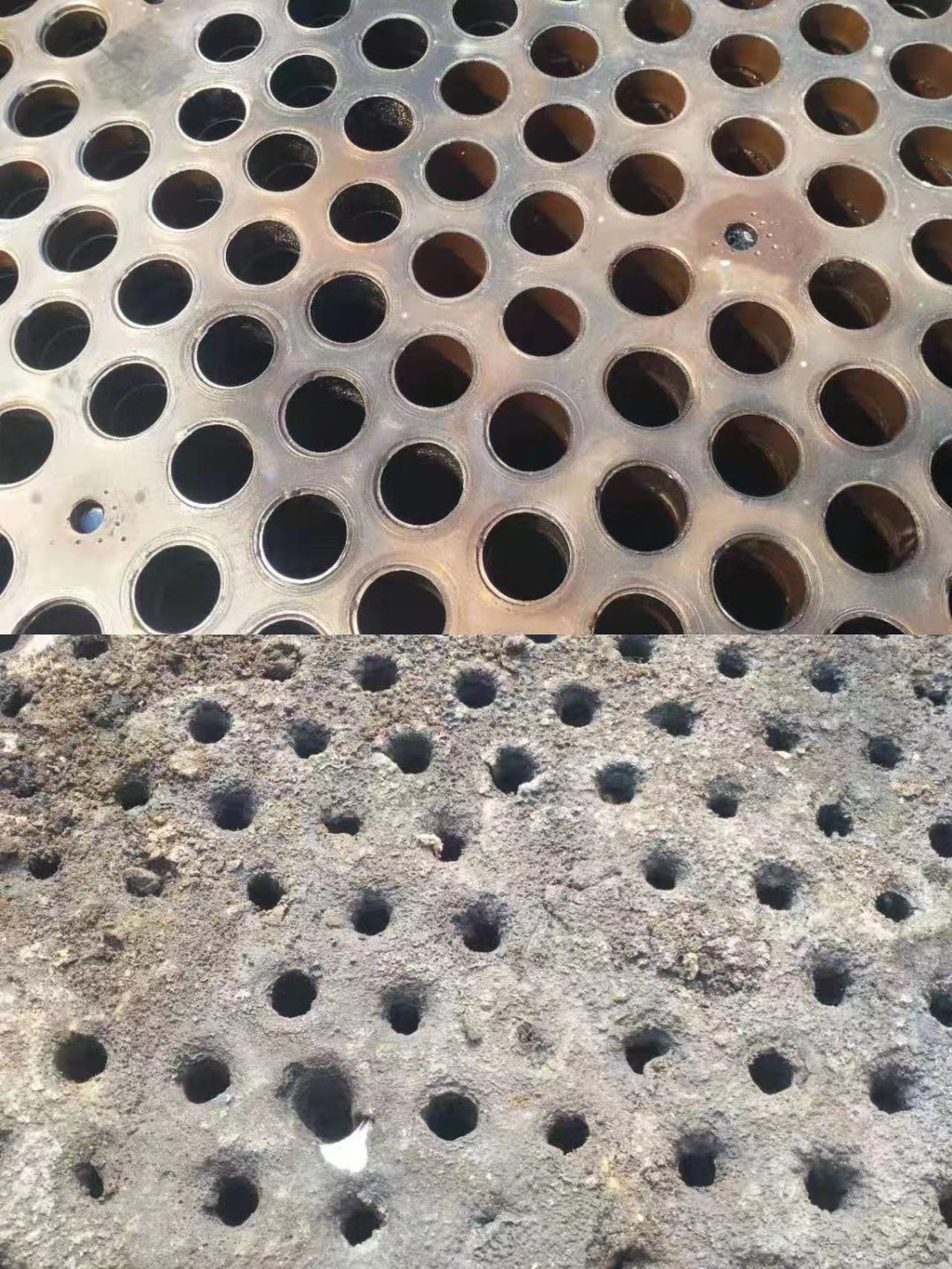 換熱器清洗對(duì)比